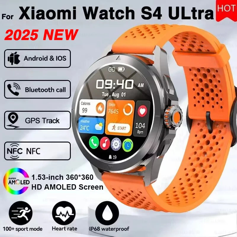 S4 Ultra For Xiaomi Smart Men Watch GPS