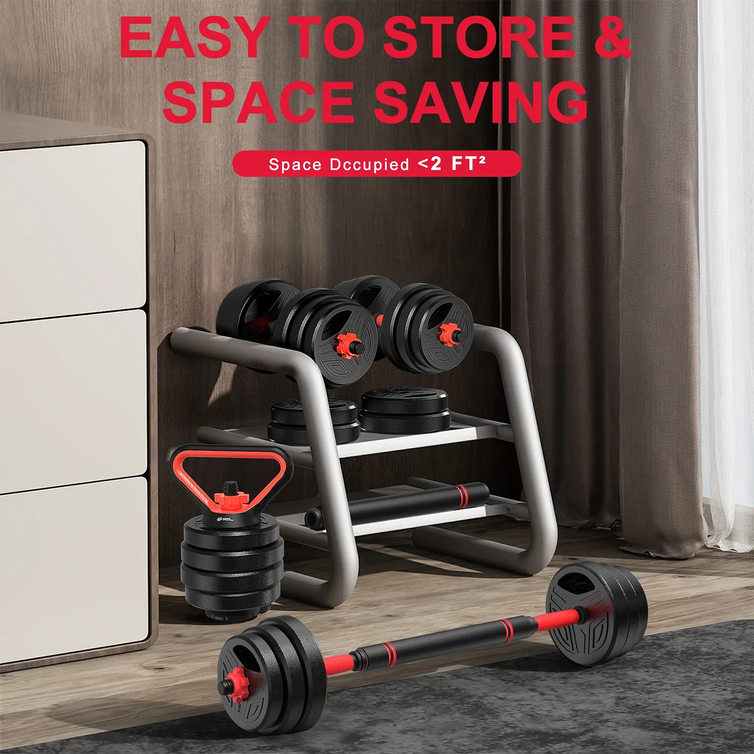 IronFlex 4-in-1 Adjustable Home Gym Set