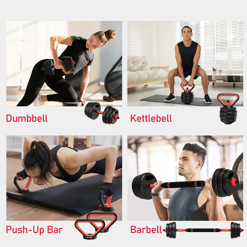IronFlex 4-in-1 Adjustable Home Gym Set