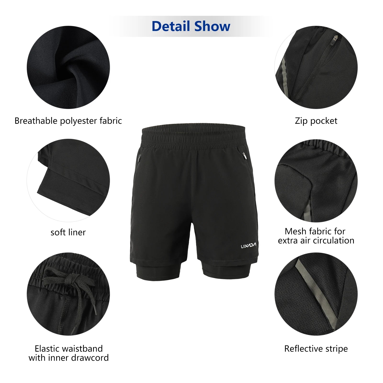 ProFlex Multi-Sport Performance Shorts