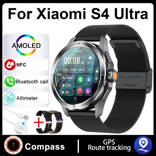 S4 Ultra For Xiaomi Smart Men Watch GPS