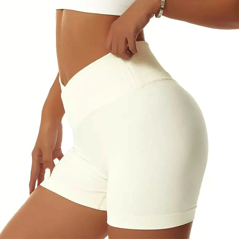 SculptFit Cross-Waist Shorts