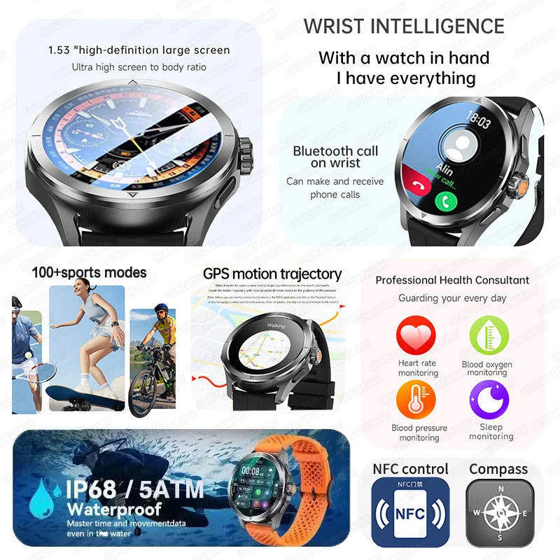 S4 Ultra For Xiaomi Smart Men Watch GPS