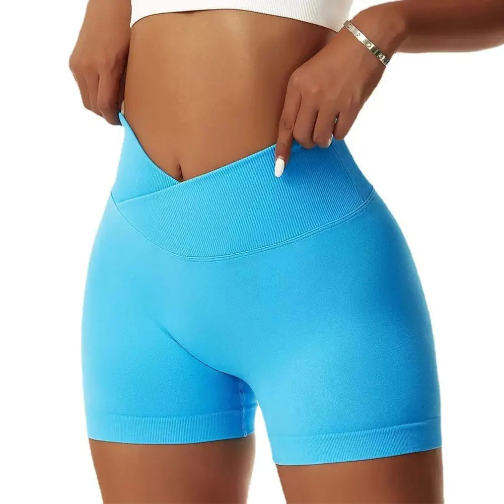SculptFit Cross-Waist Shorts
