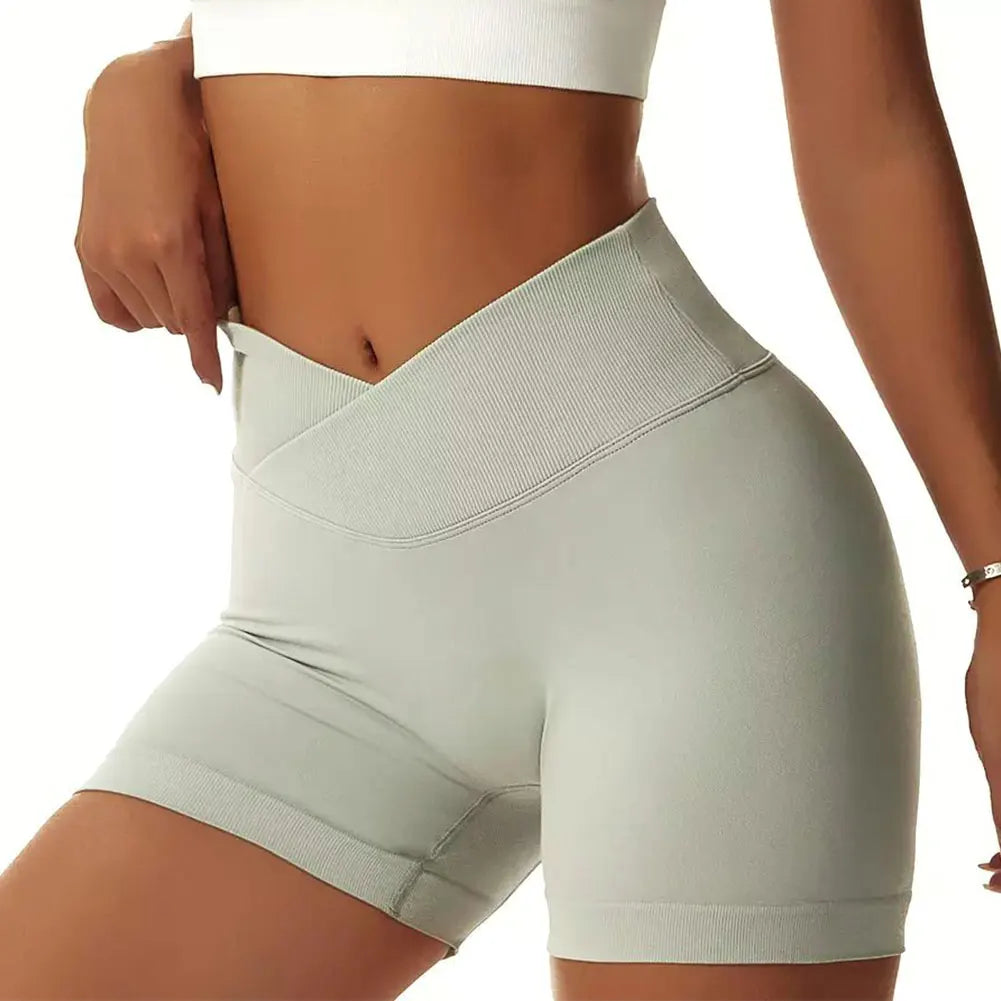 SculptFit Cross-Waist Shorts