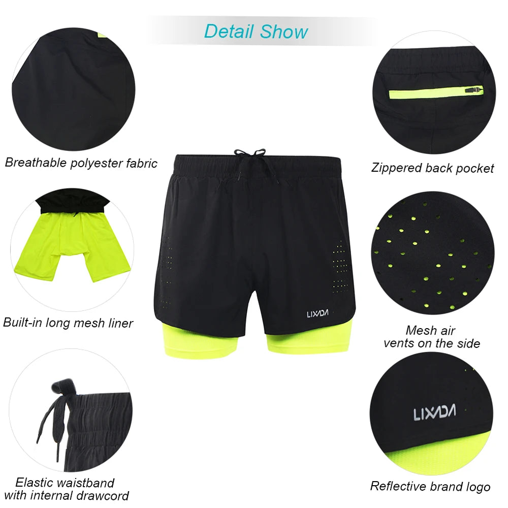 AeroFlex Dual-Layer Training Shorts
