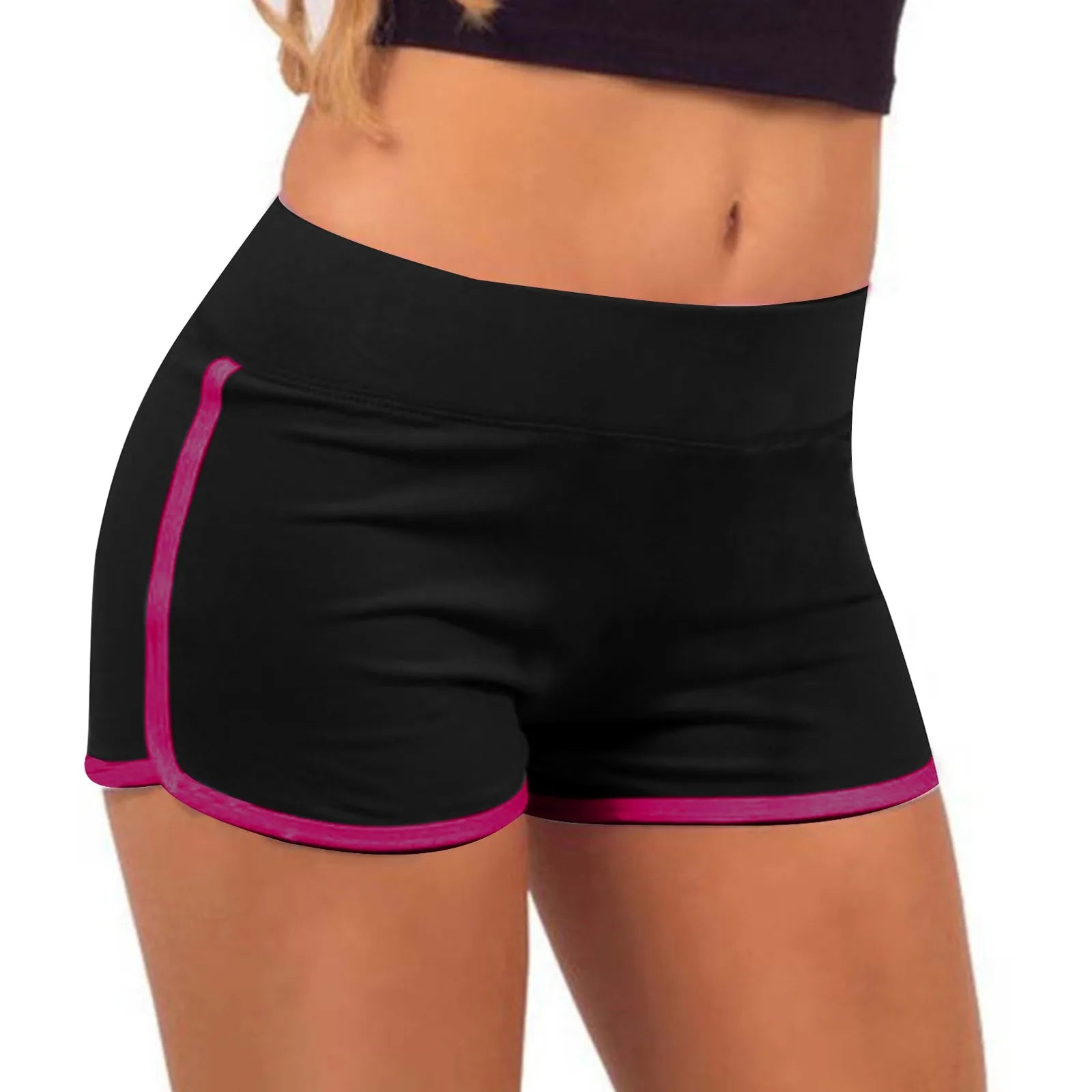 Women's Basic Slim Fitting Tight Shorts Solid Color Soft And Comforatble Boxer Underwear Home Shorts