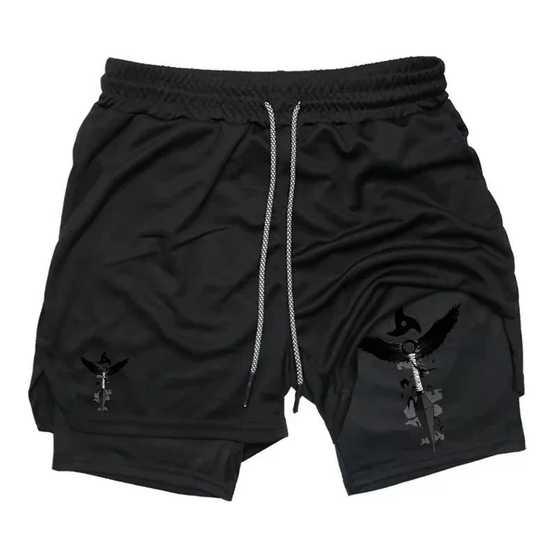 Samurai Spirit Dual-Layer Training Shorts