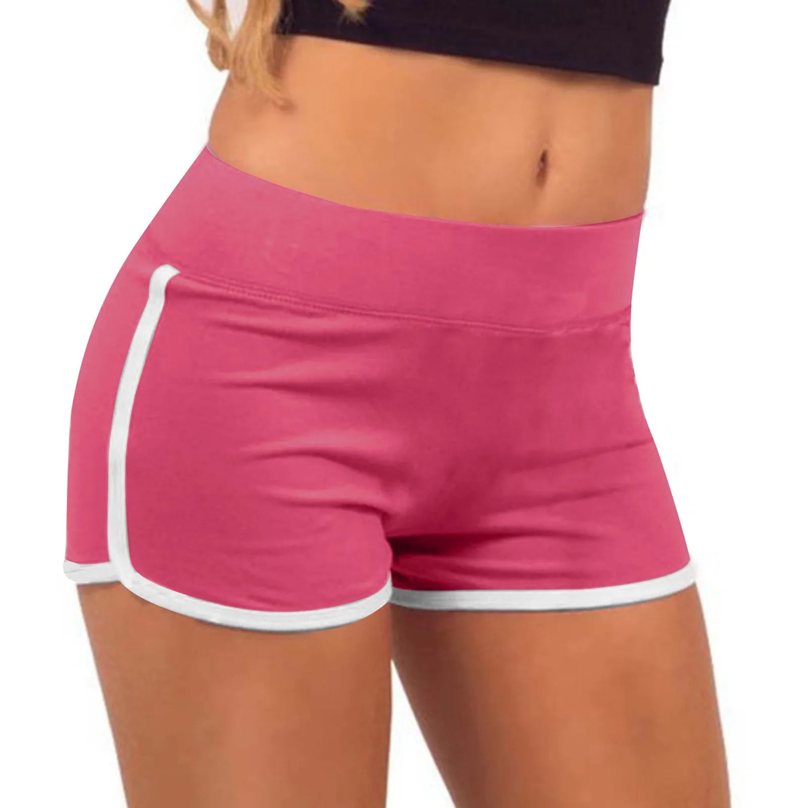Women's Basic Slim Fitting Tight Shorts Solid Color Soft And Comforatble Boxer Underwear Home Shorts