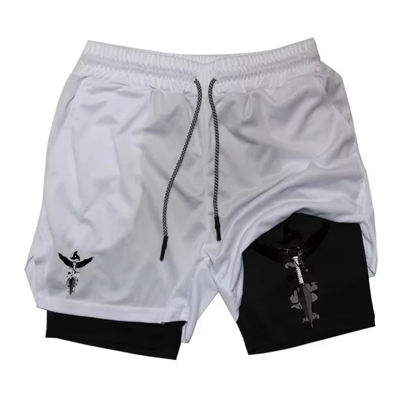 Samurai Spirit Dual-Layer Training Shorts