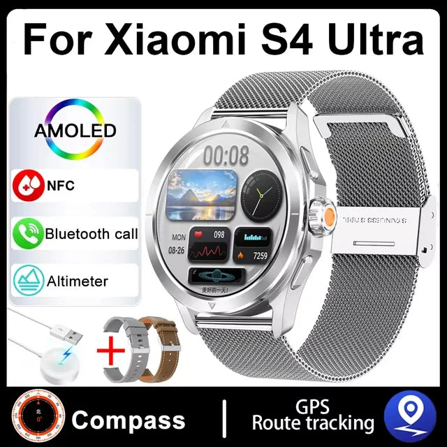 S4 Ultra For Xiaomi Smart Men Watch GPS